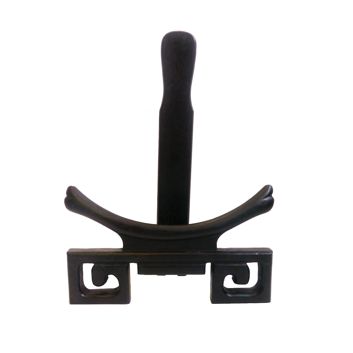 Brown Wood Plate Stand