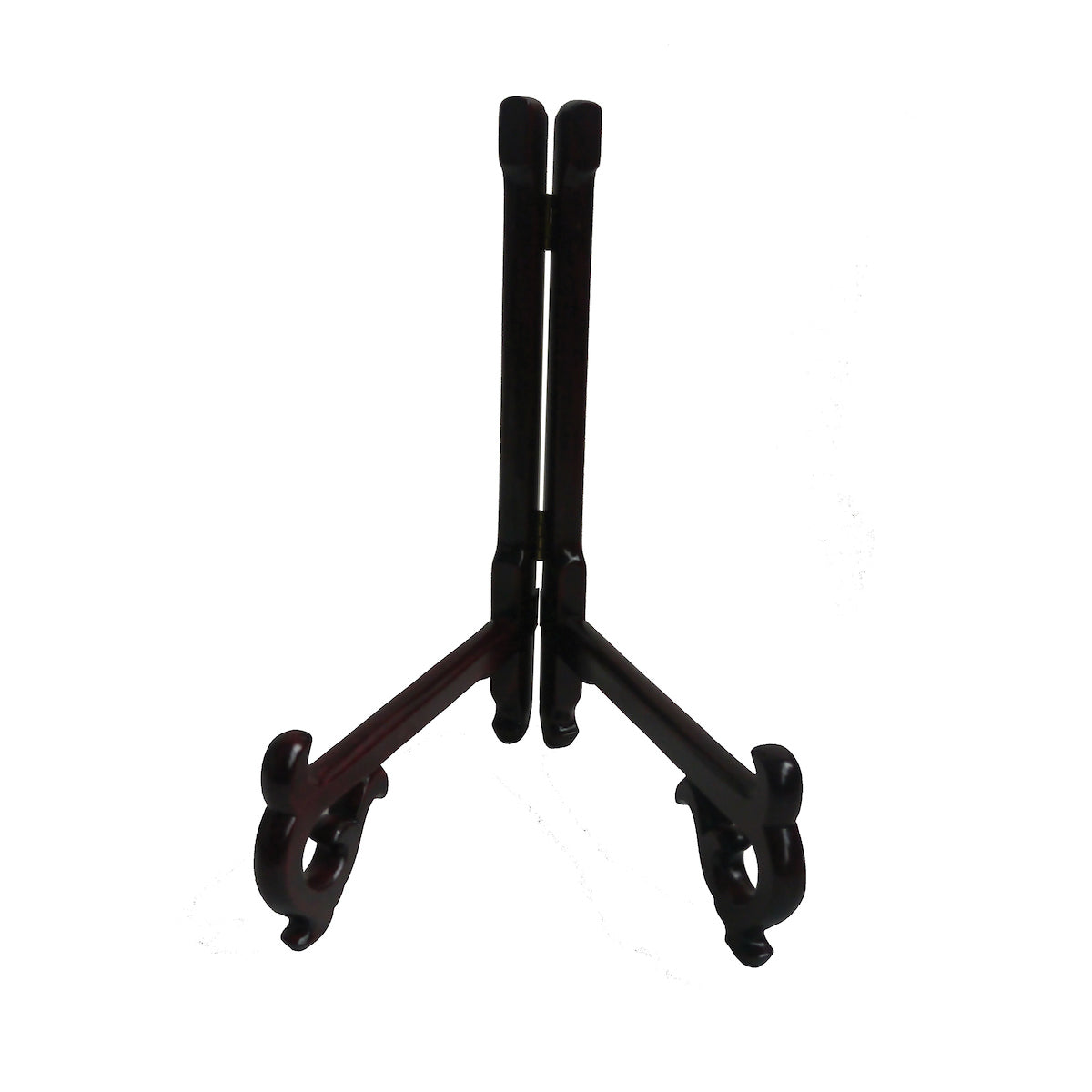 Folding Rosewood Plate Stand