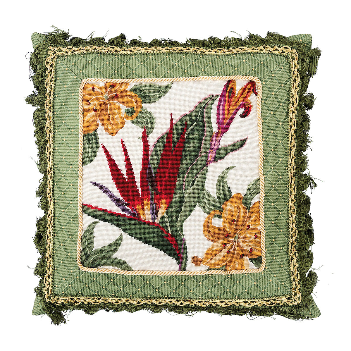 Tropical Floral Pillow