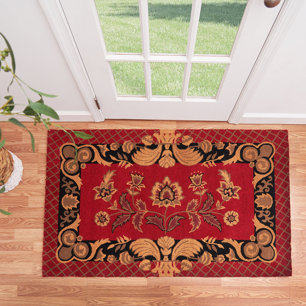 Renaissance Hooked Rug
