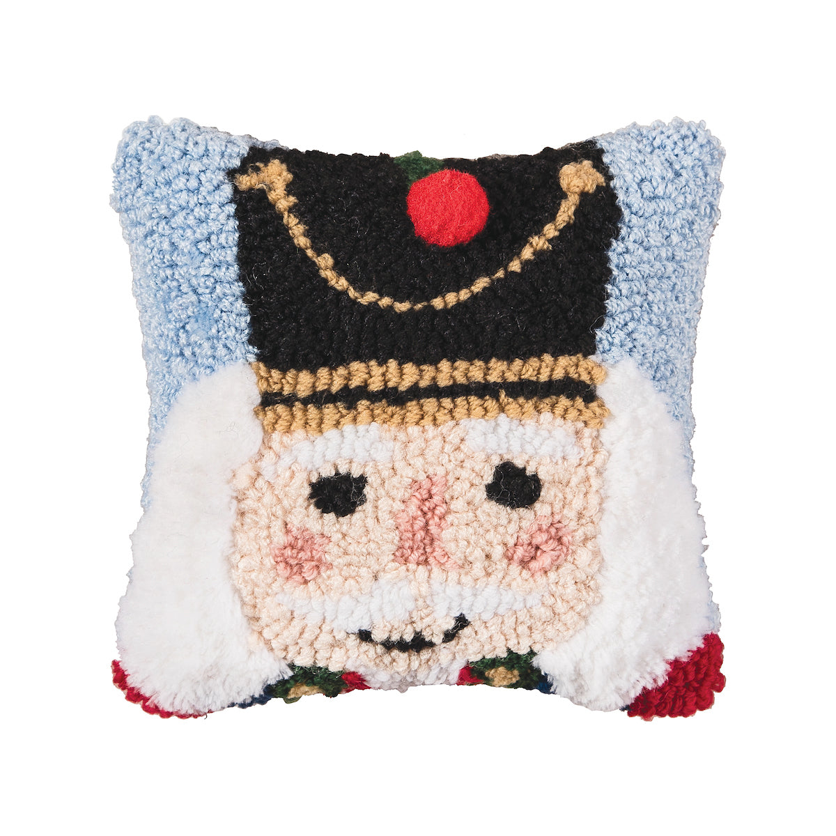 Nutcrackers Hooked Mini Pillow