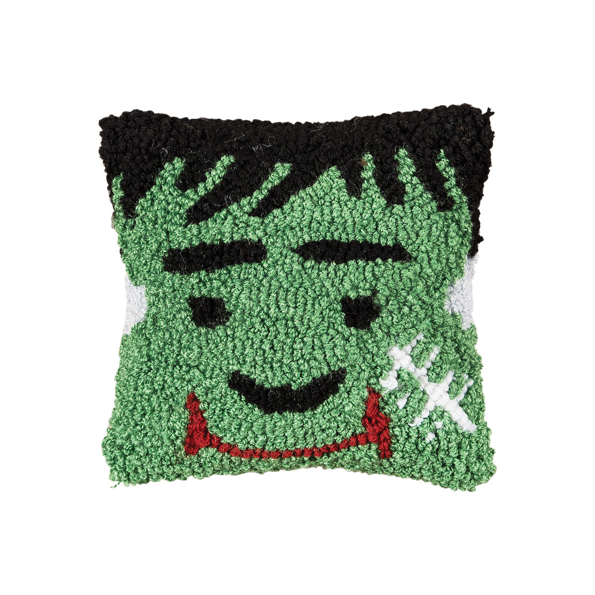 Frankenstein Hooked Mini Pillow