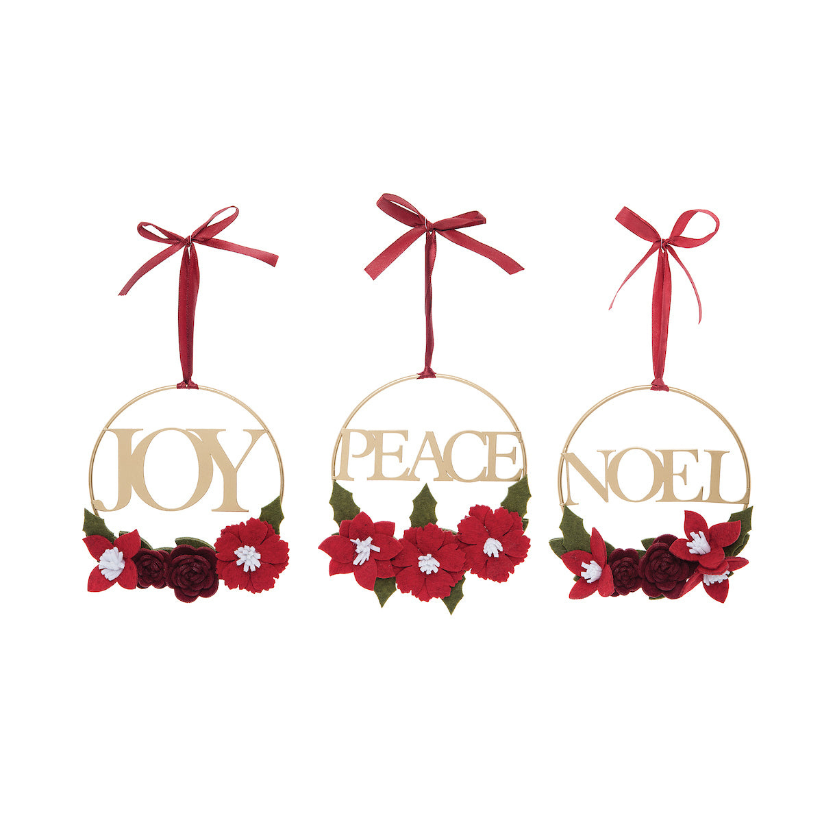 Joy Gold Hoop Orn, Asst. of 3