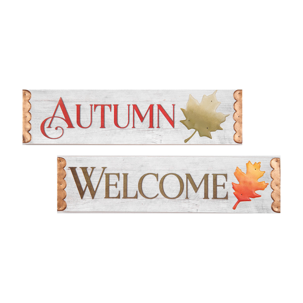 Welcome Autumn Wall Plaque, Asst. of 2