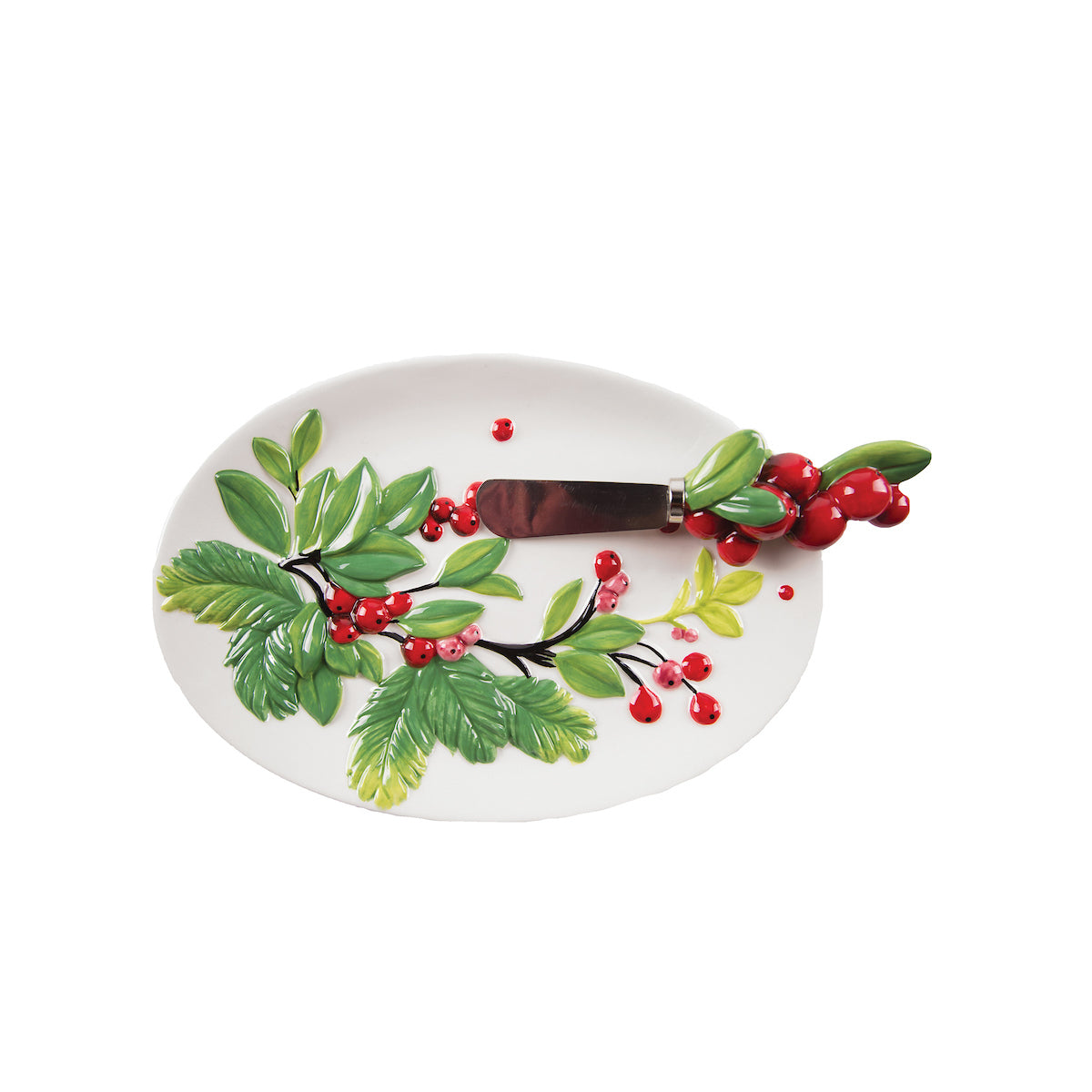 Berries Plate & Spreader Set