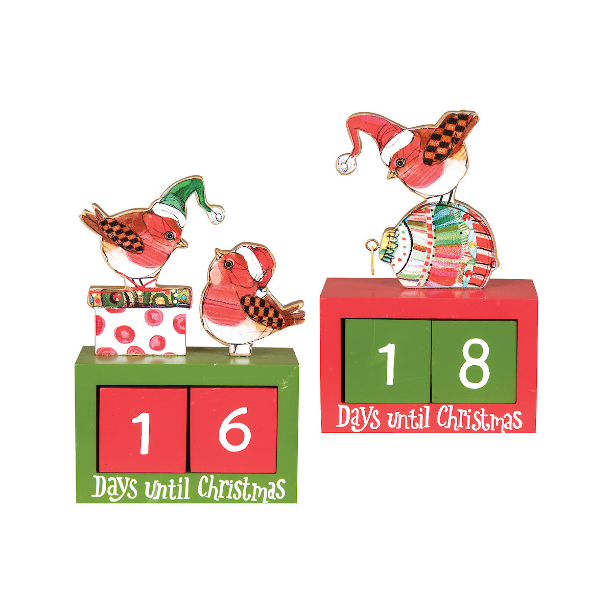 Christmas Calendar Decor, Asst. of 2