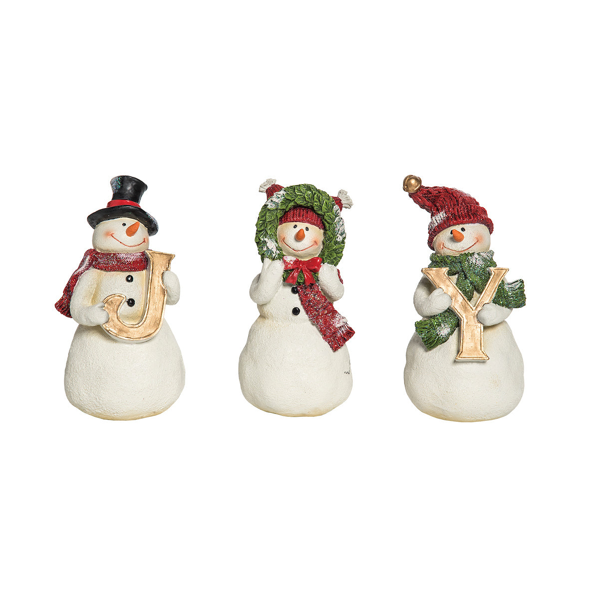 Joy Snowmen Fig, Set of 3