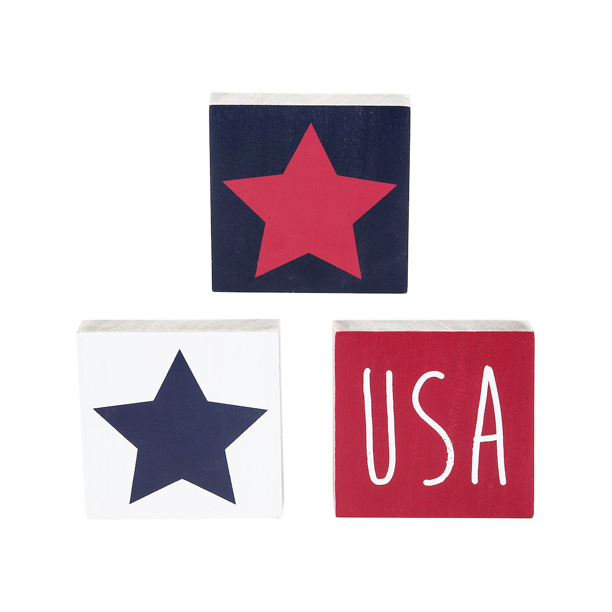 Americana Squares Sitter, Set of 3