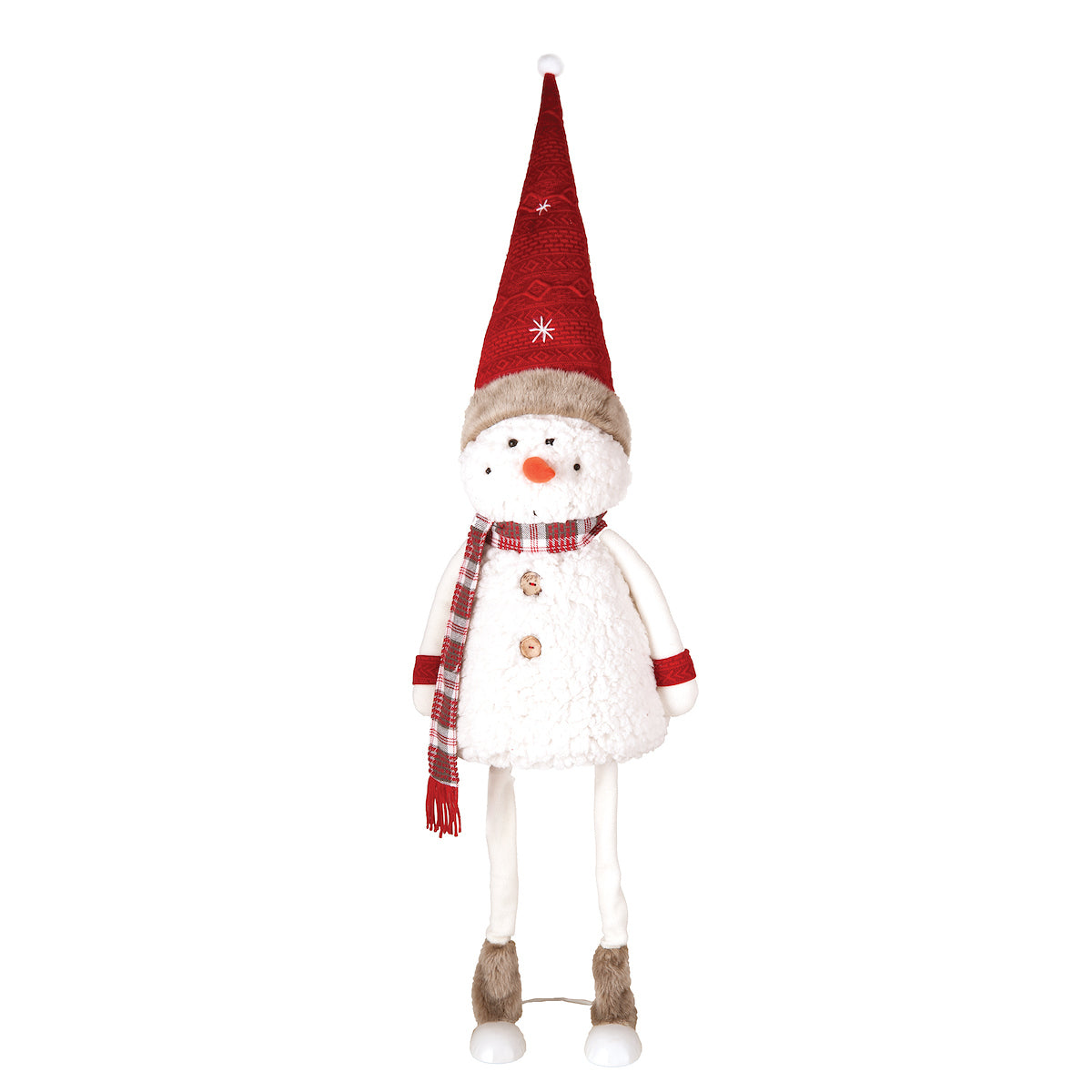 Large Plush Bobble Snowman