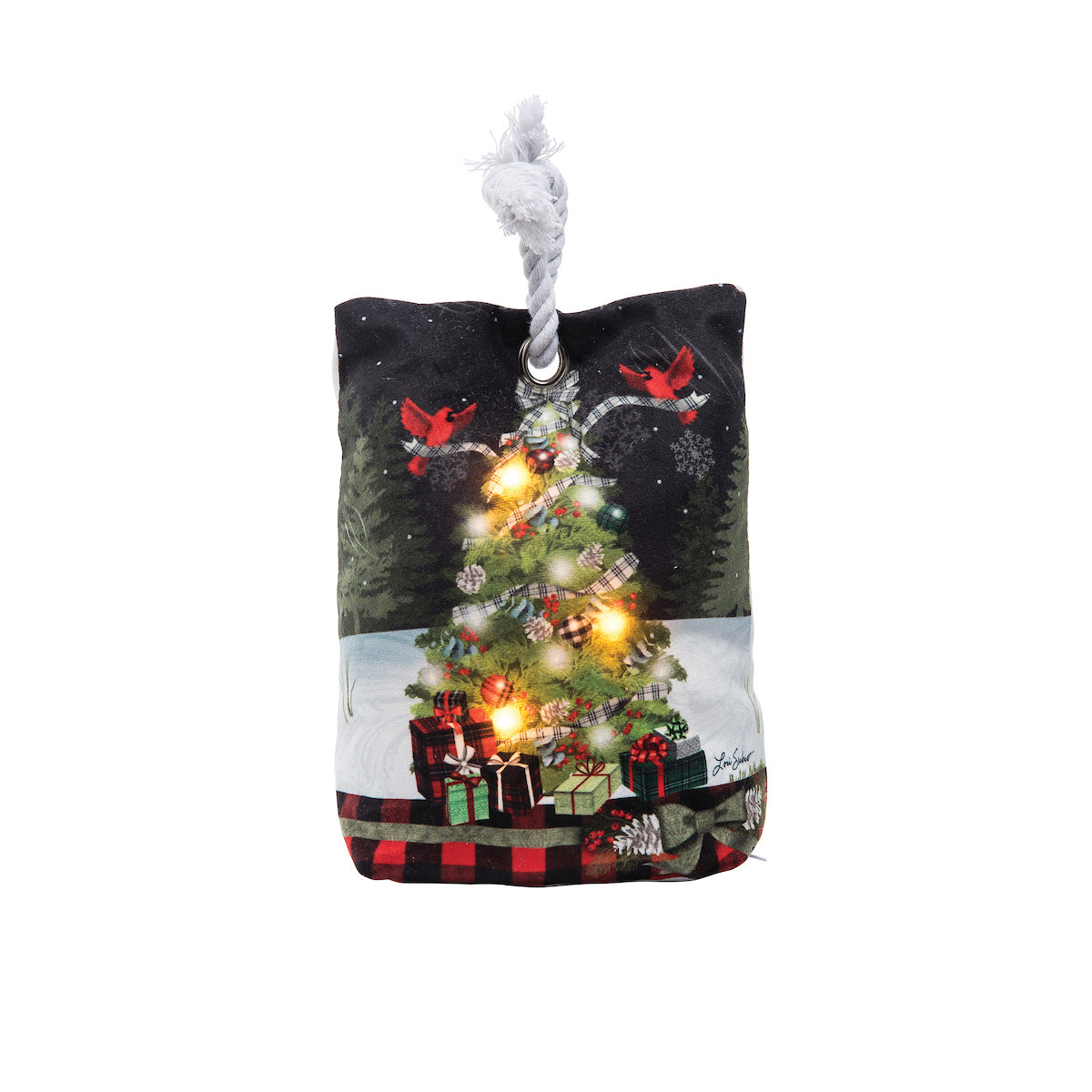 Christmas Tree Memories LED Doorstop