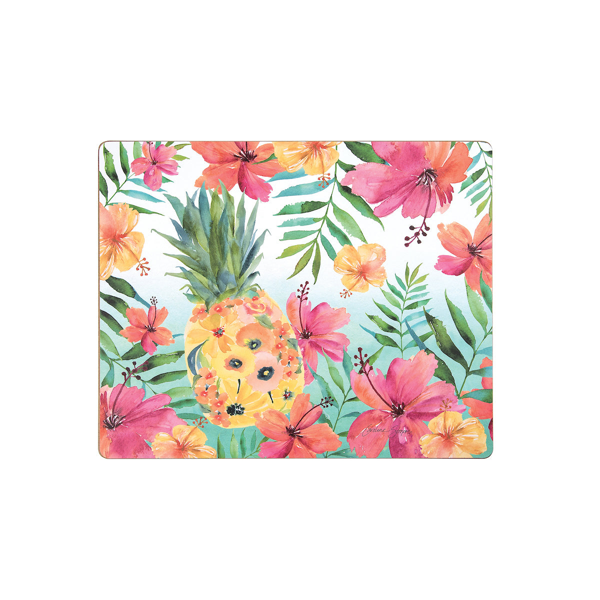 Pineapple Summer Hardboard Placemat