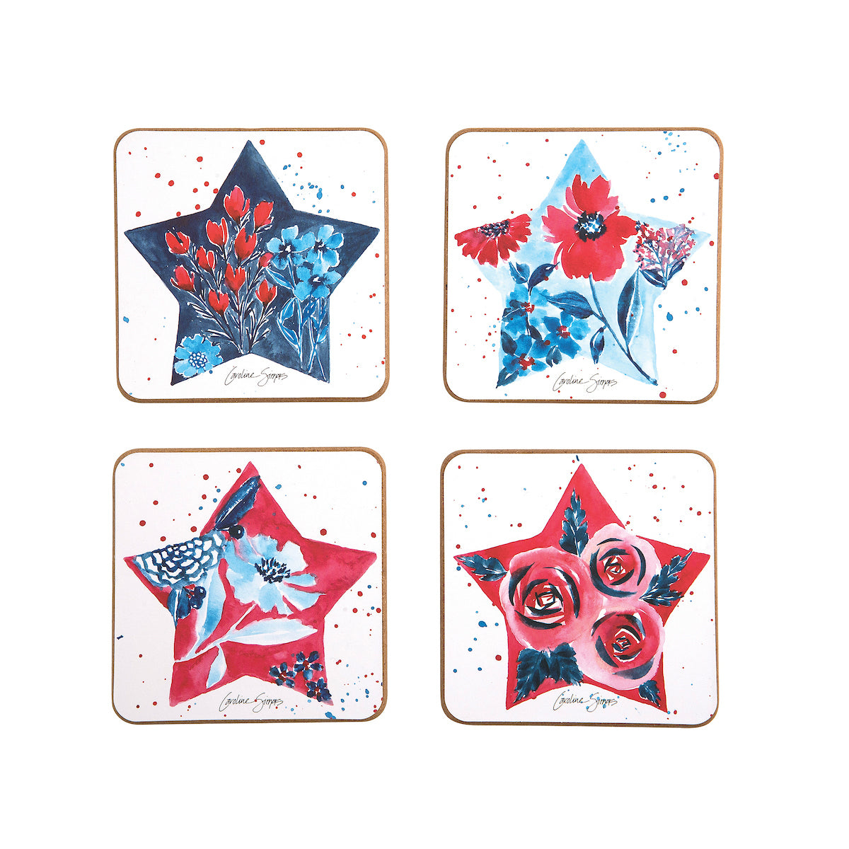 4th of July Coaster, Set of 4