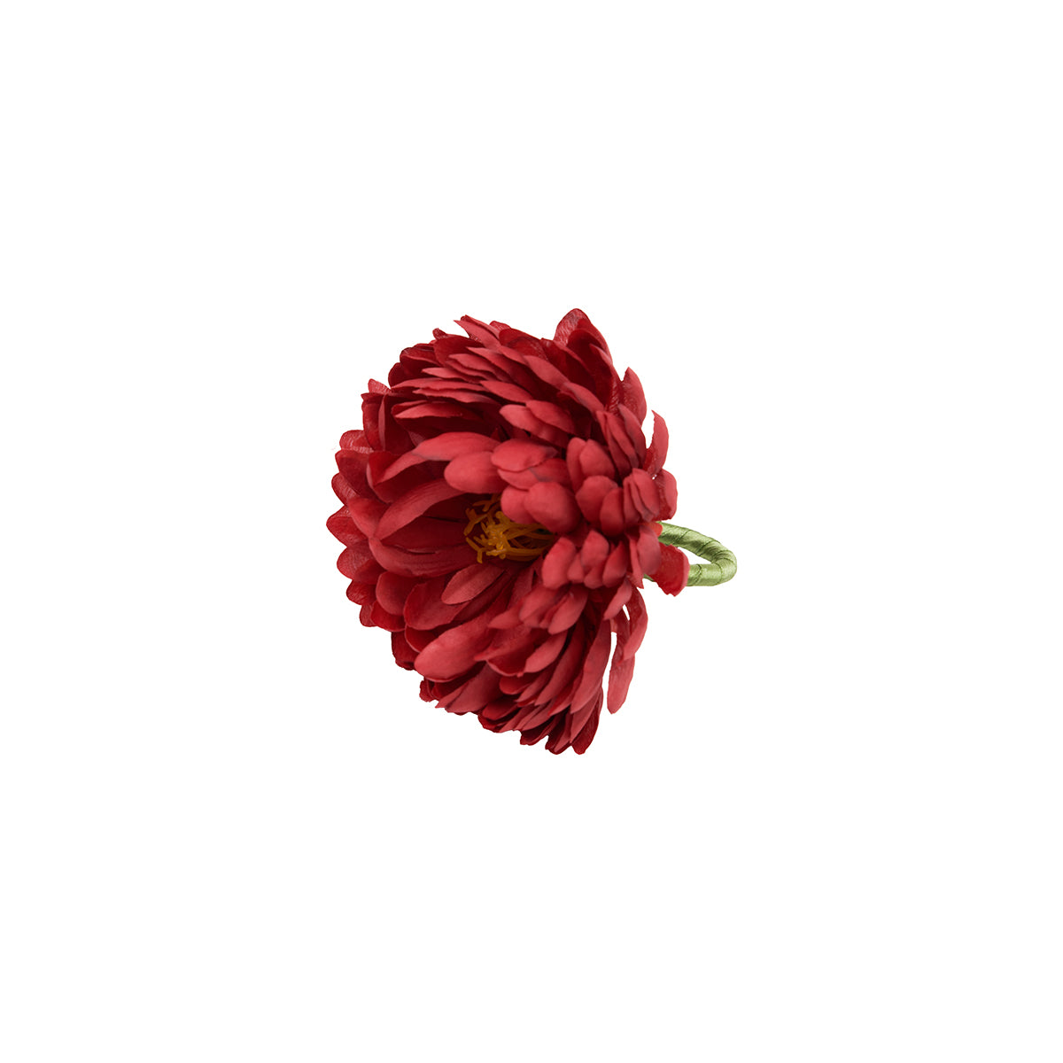 Red Chrysanthemum Napkin Ring