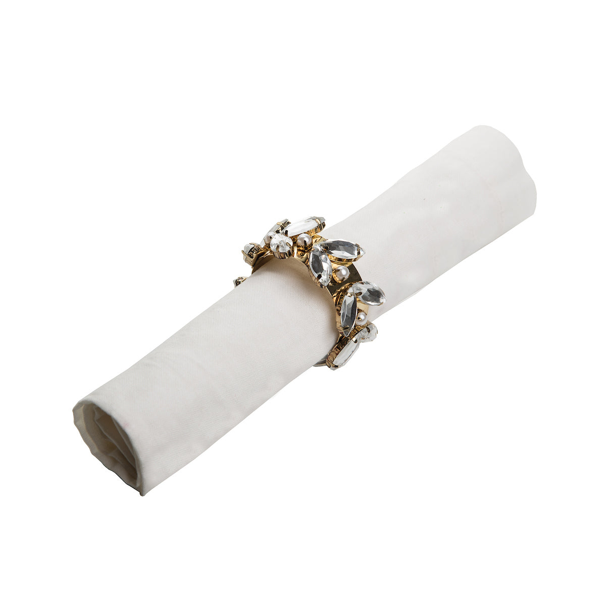 Pearl & Diamond Napkin Ring