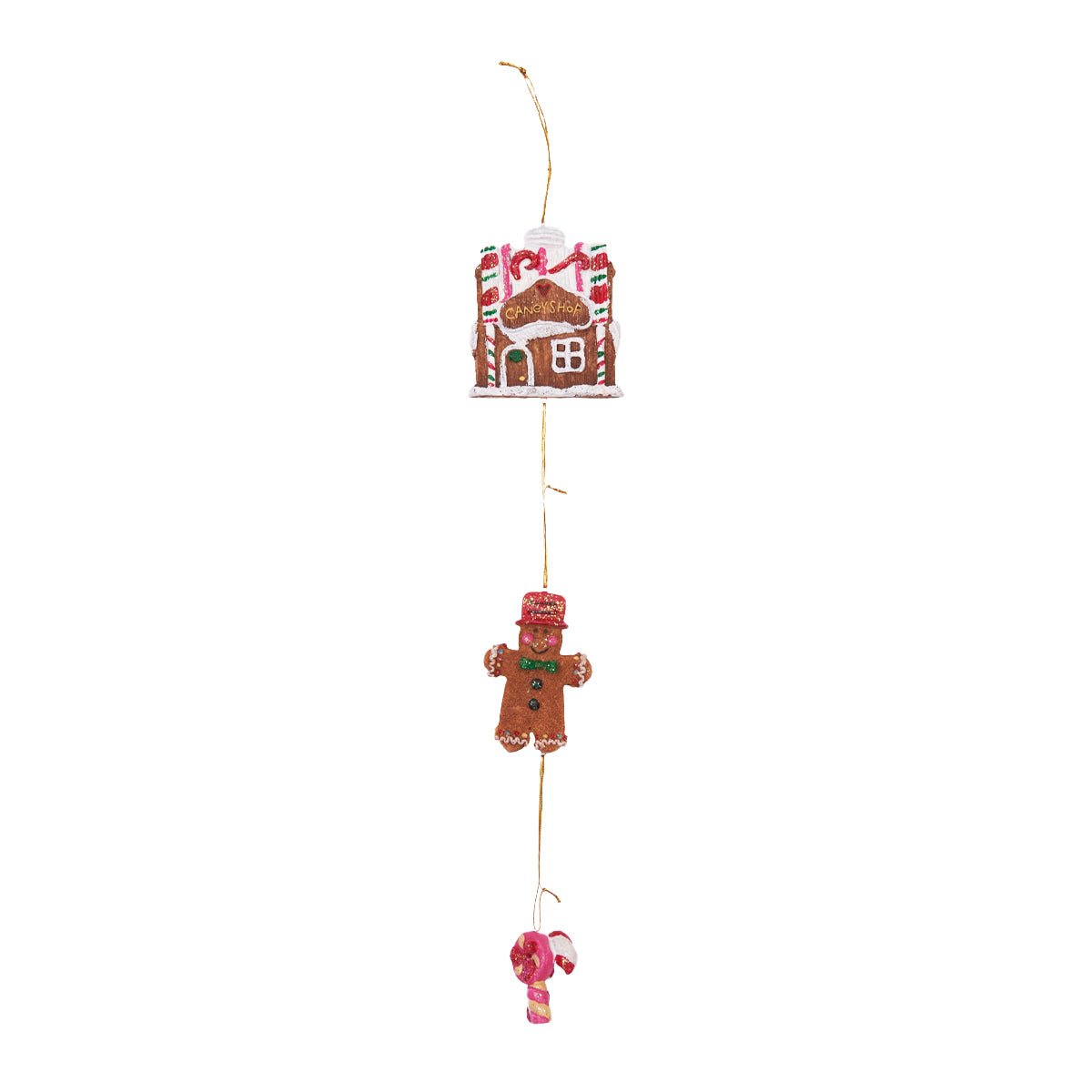Gingerbread Man Ornaments Asst. of 2