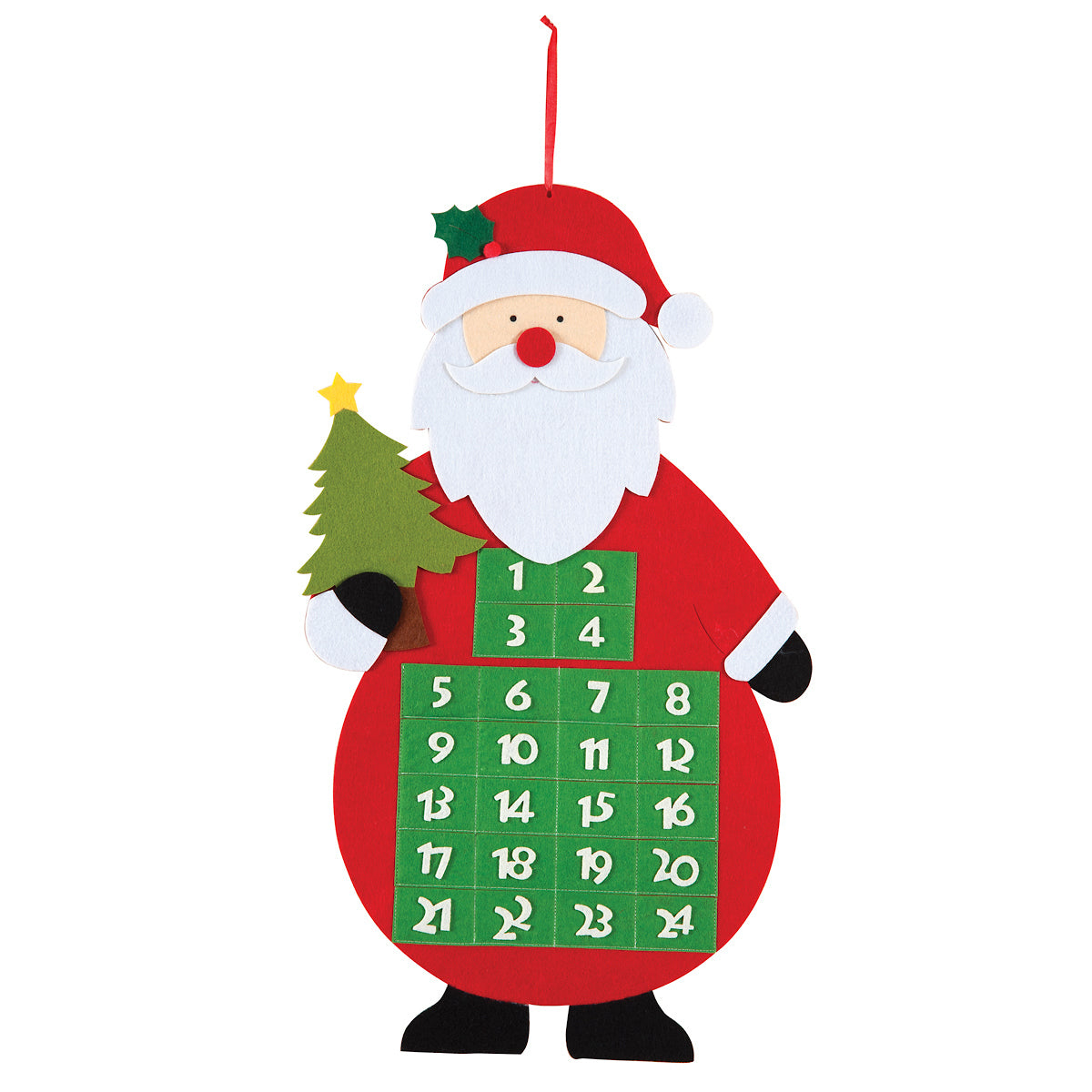 Santa with  Tree Calendar