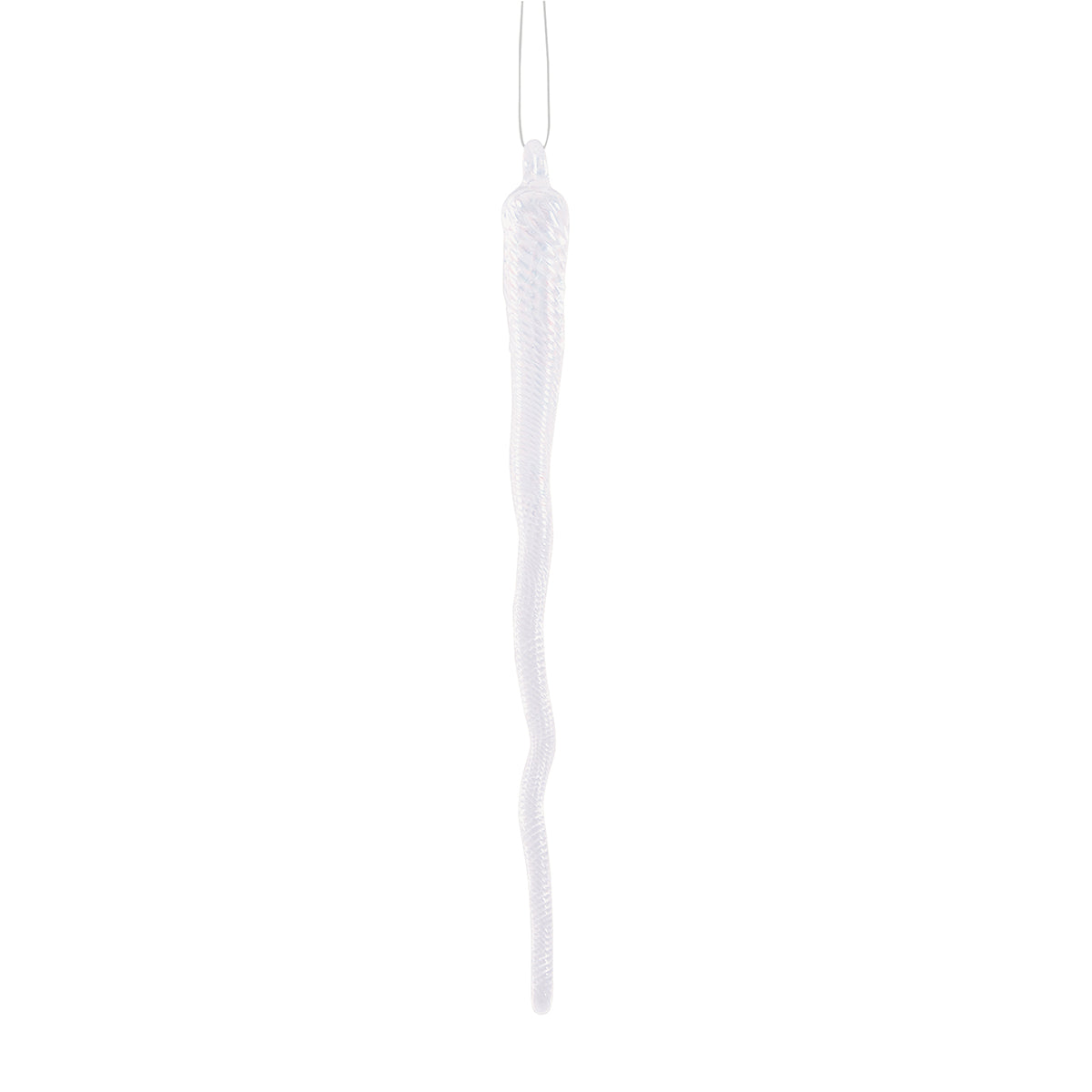 Glass Icicle Twist Ornament