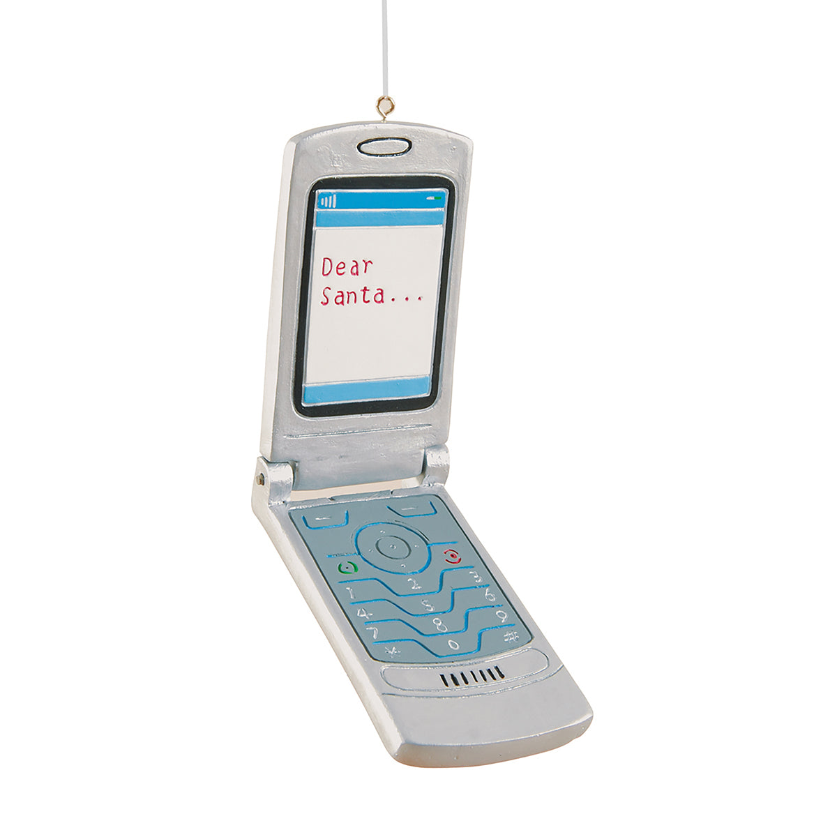 Calling Santa Ornament