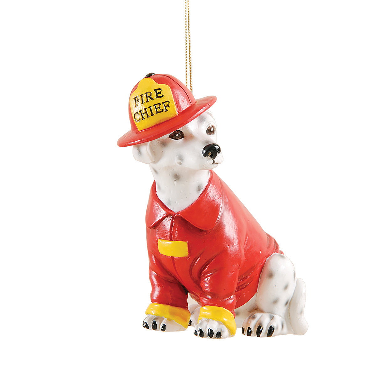 Fire Chief Dalmatian Ornament