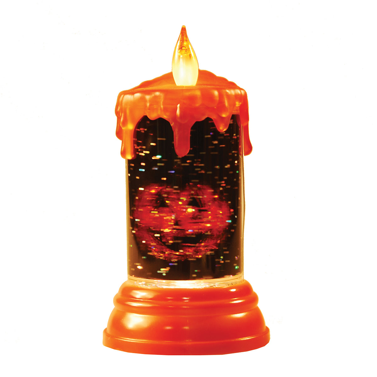 Pumpkin LED Candle