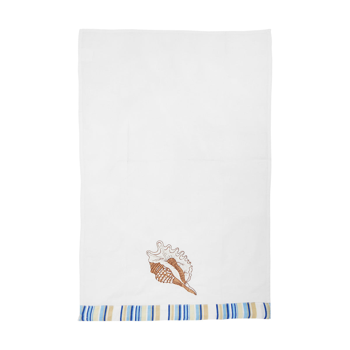 Taupe Shells Guest Towel