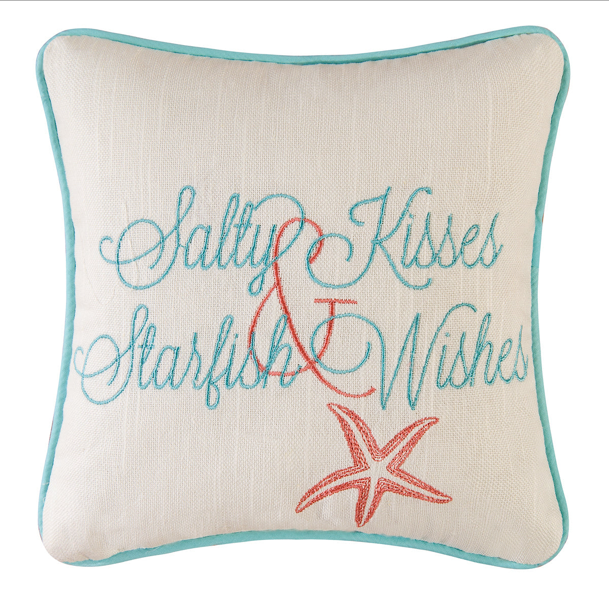 Salty Kisses Starfish Wish Mini Pillow