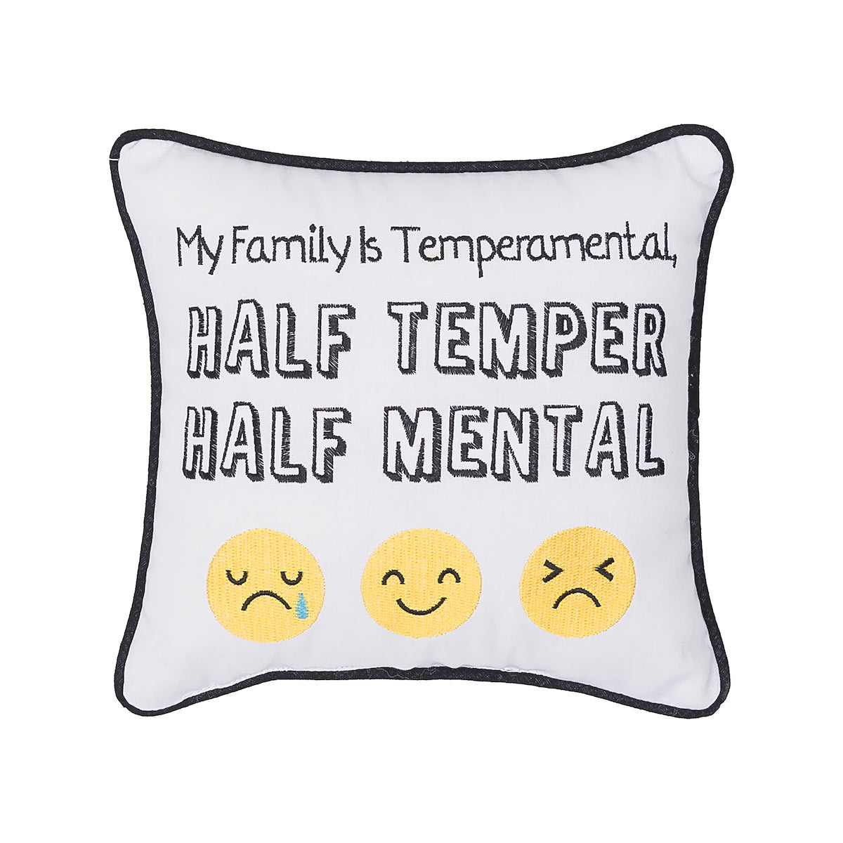 Temperamental Mini Pillow