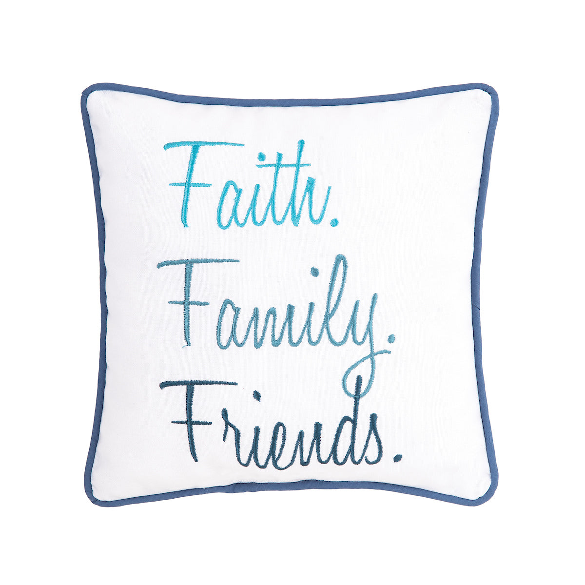 Faith Family Friends Mini Pillow