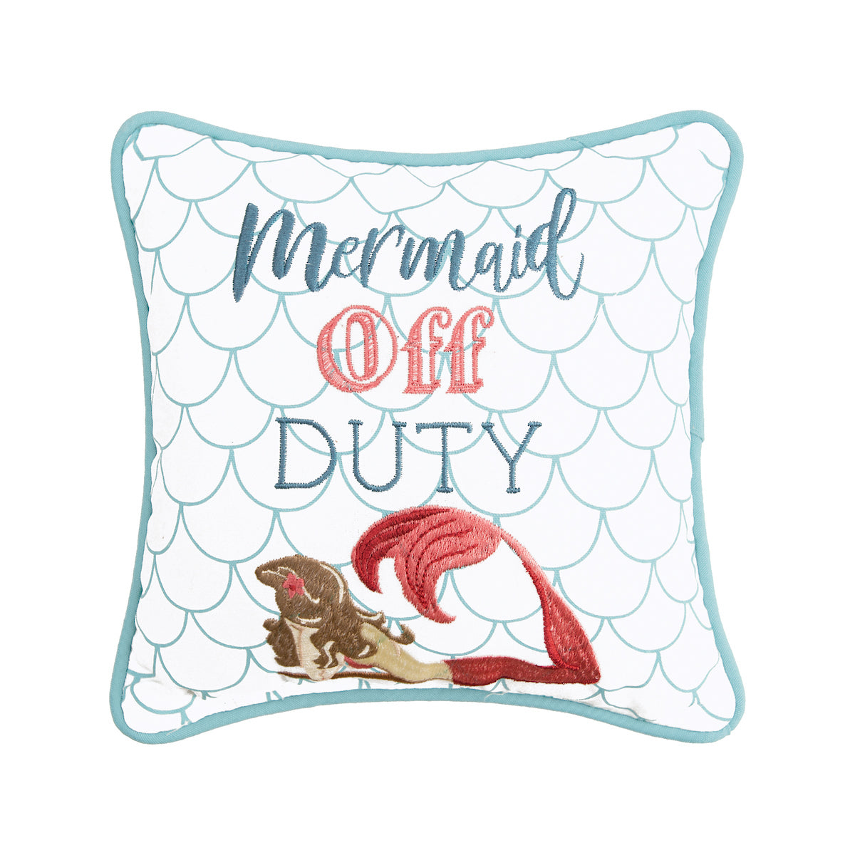 Mermaid Off Duty Mini Pillow