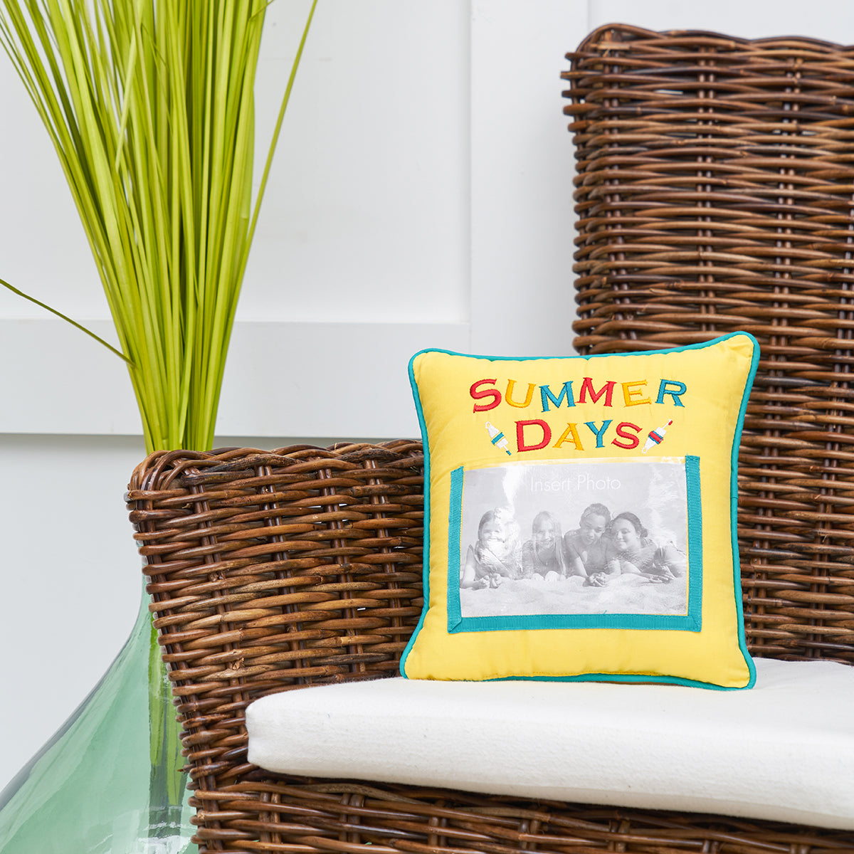 Summer Days Picture Mini Pillow