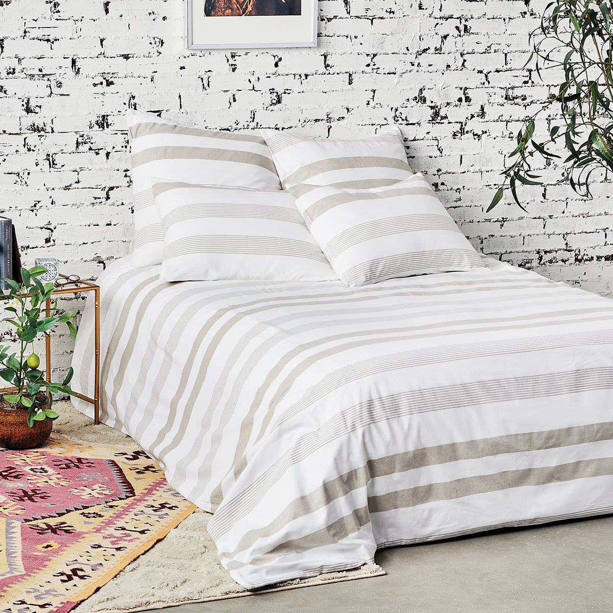 noland stripe duvet cover