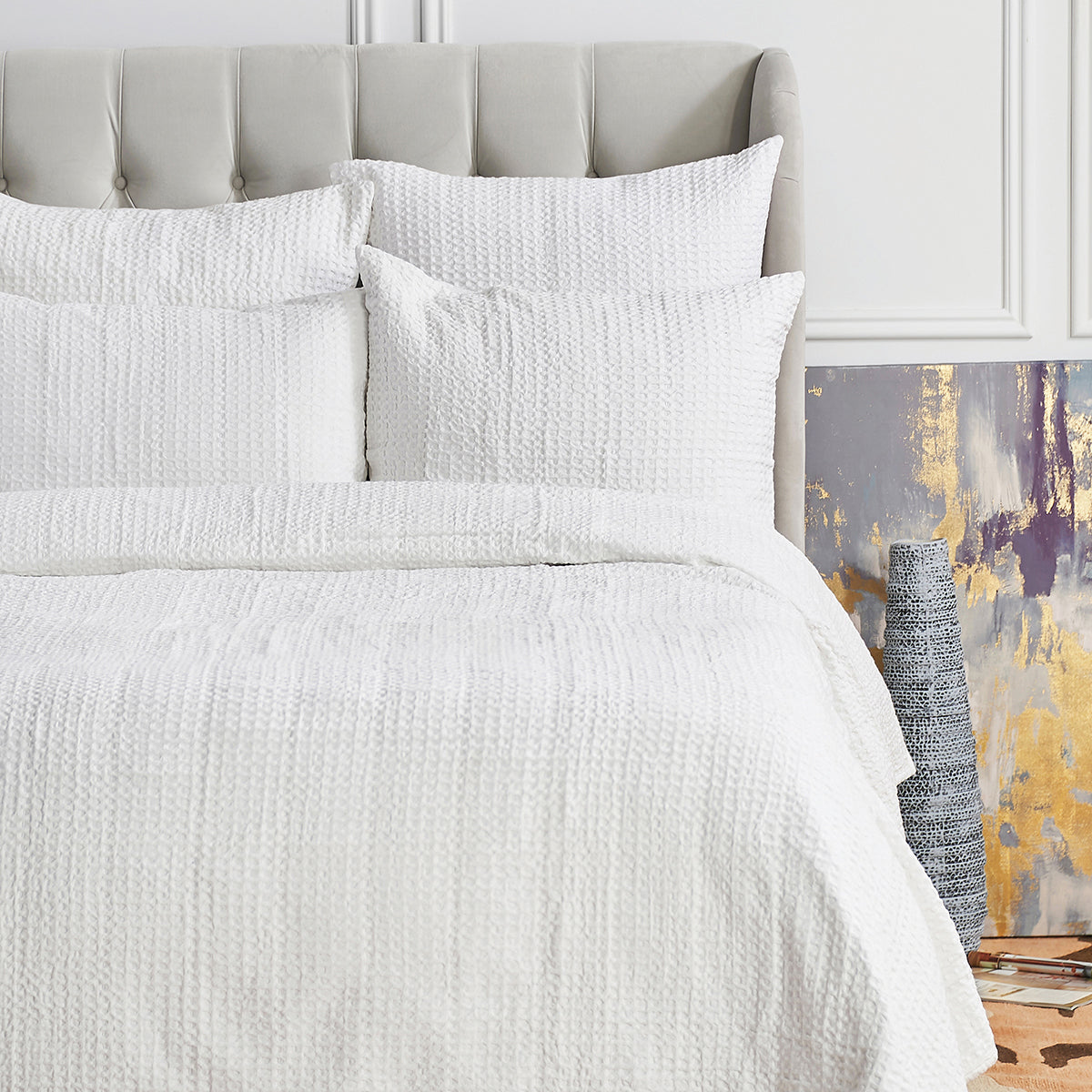 Waffle Dove Standard Sham