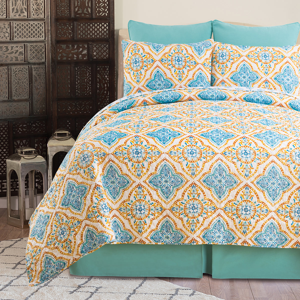 Terrace Medallion Quilt Set