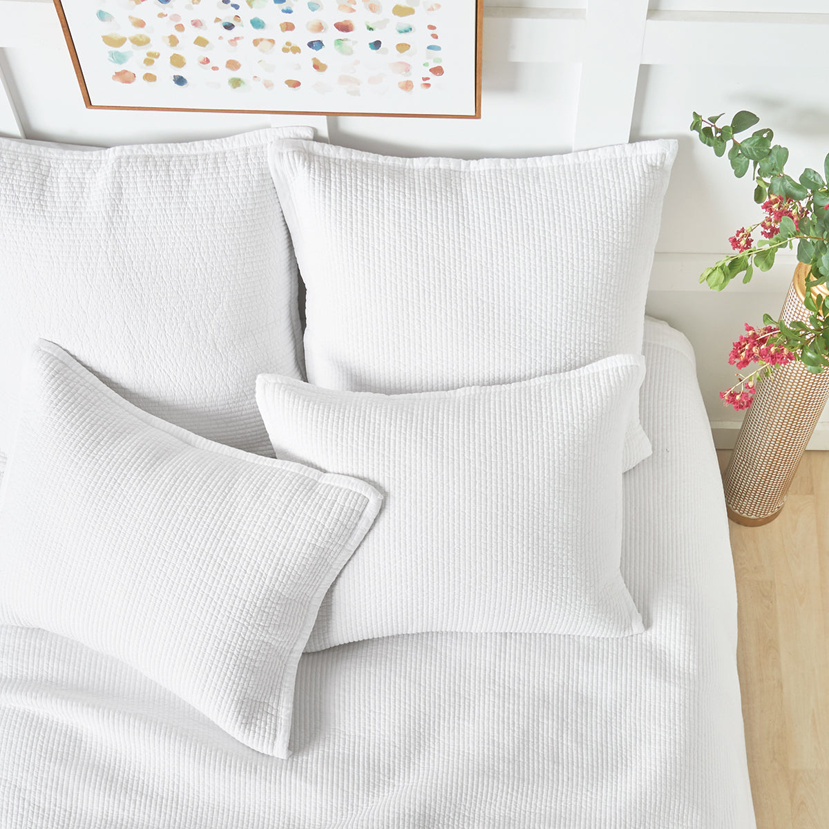 bennett white euro sham