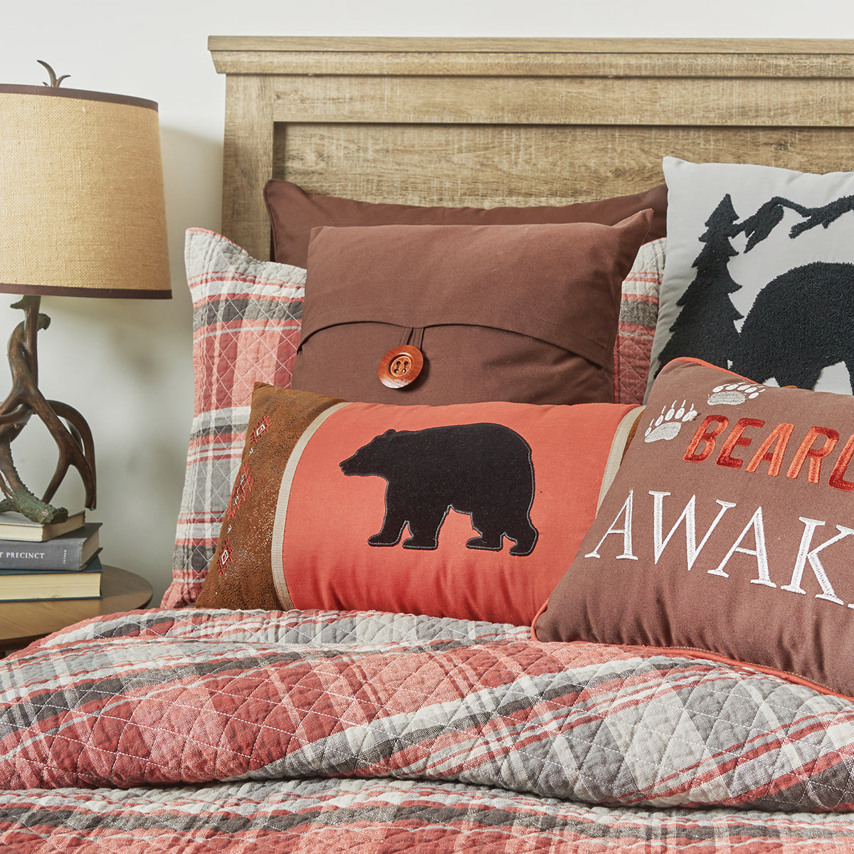 Saffron Plaid Quilt Set
