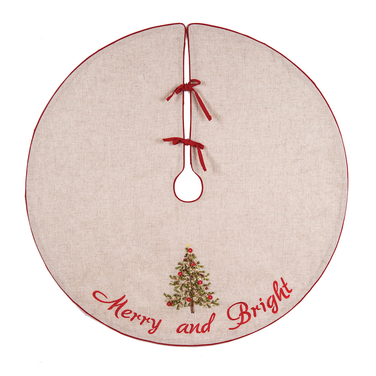 Tree Ribbon Art Tree Skirt