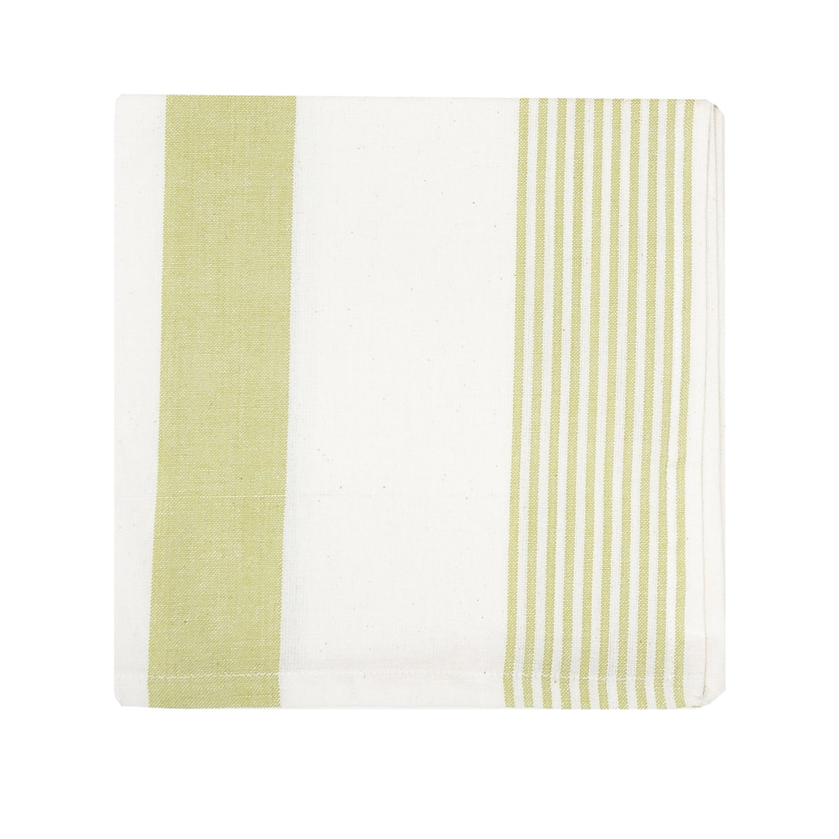 Peridot & White Table Linens