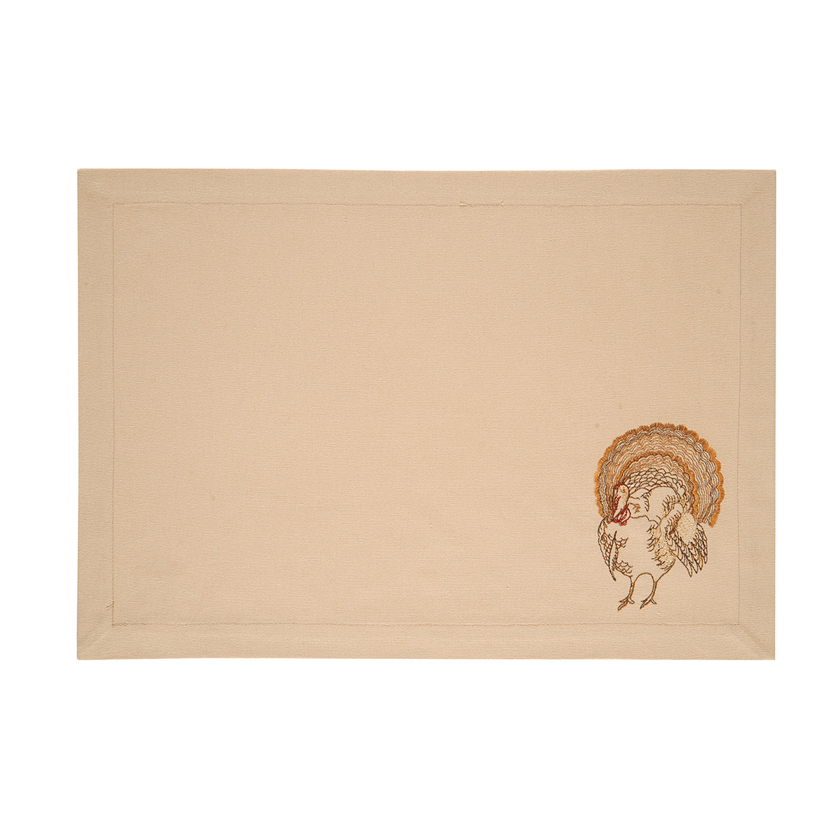 Gobble Gobble Embroidered Placemat