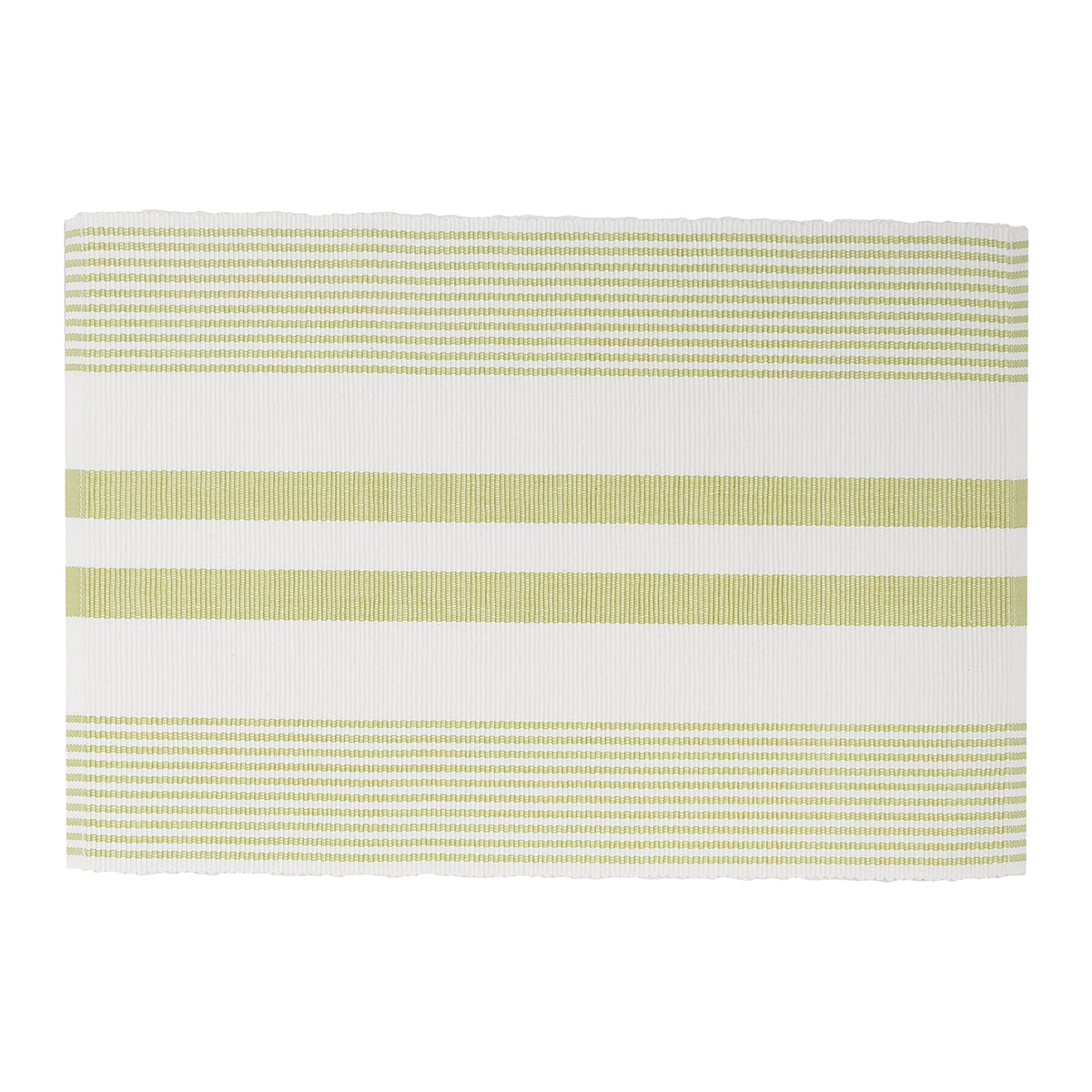 Peridot & White Table Linens