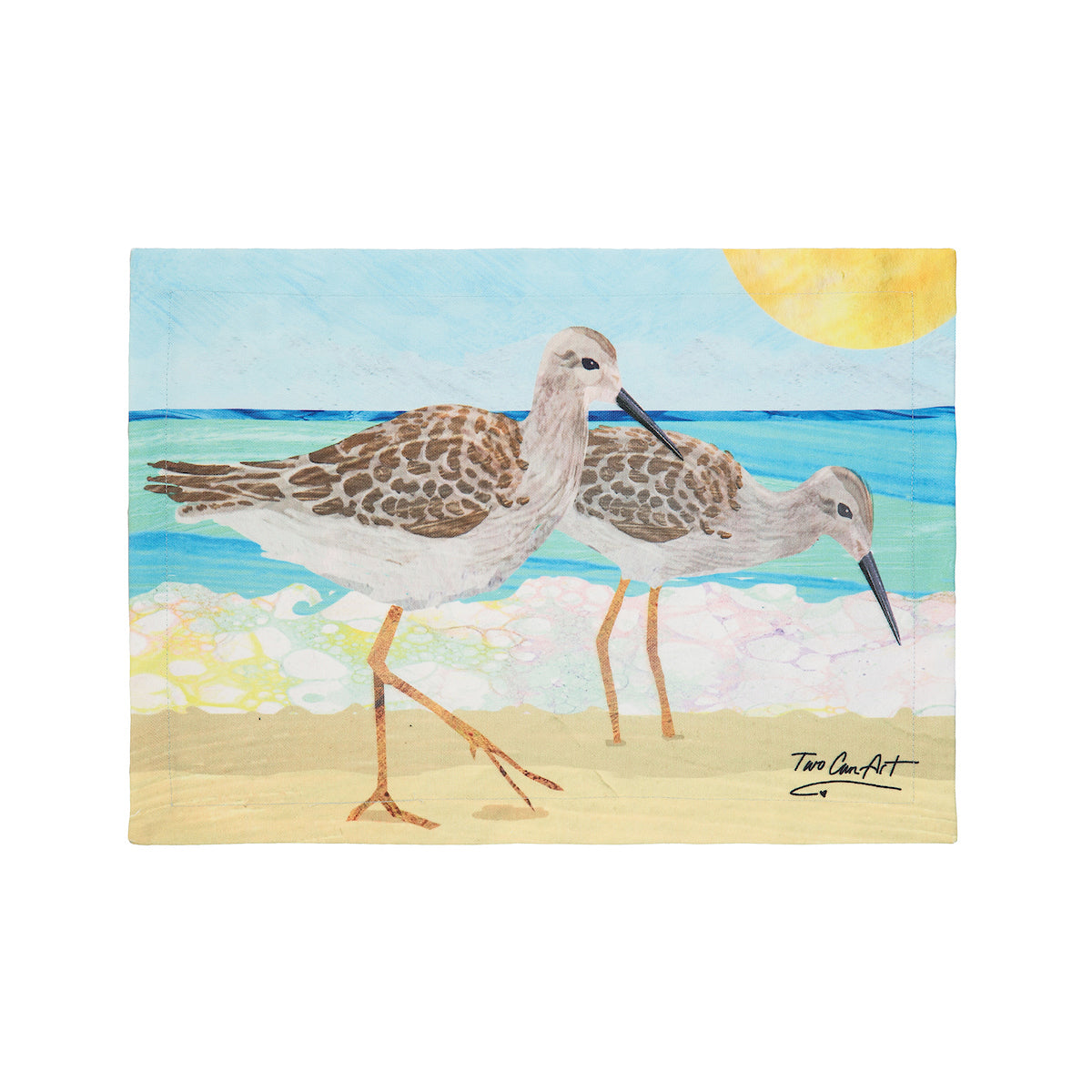 Sand Pipers Printed Placemat