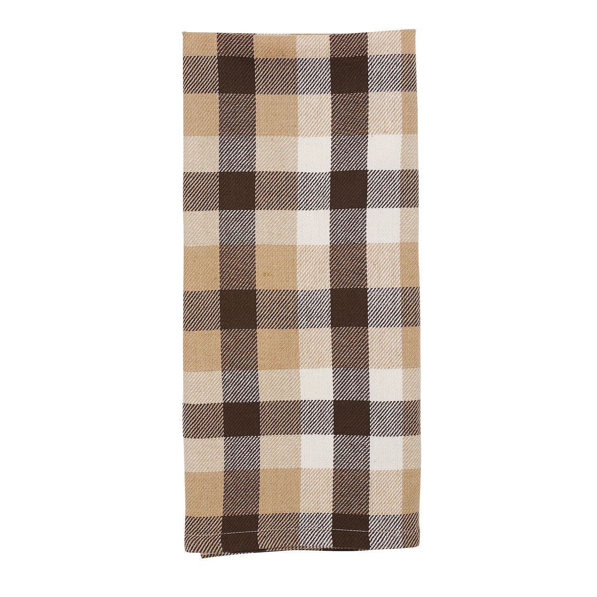 Dunmore Plaid Cocoa Kitchen Towel