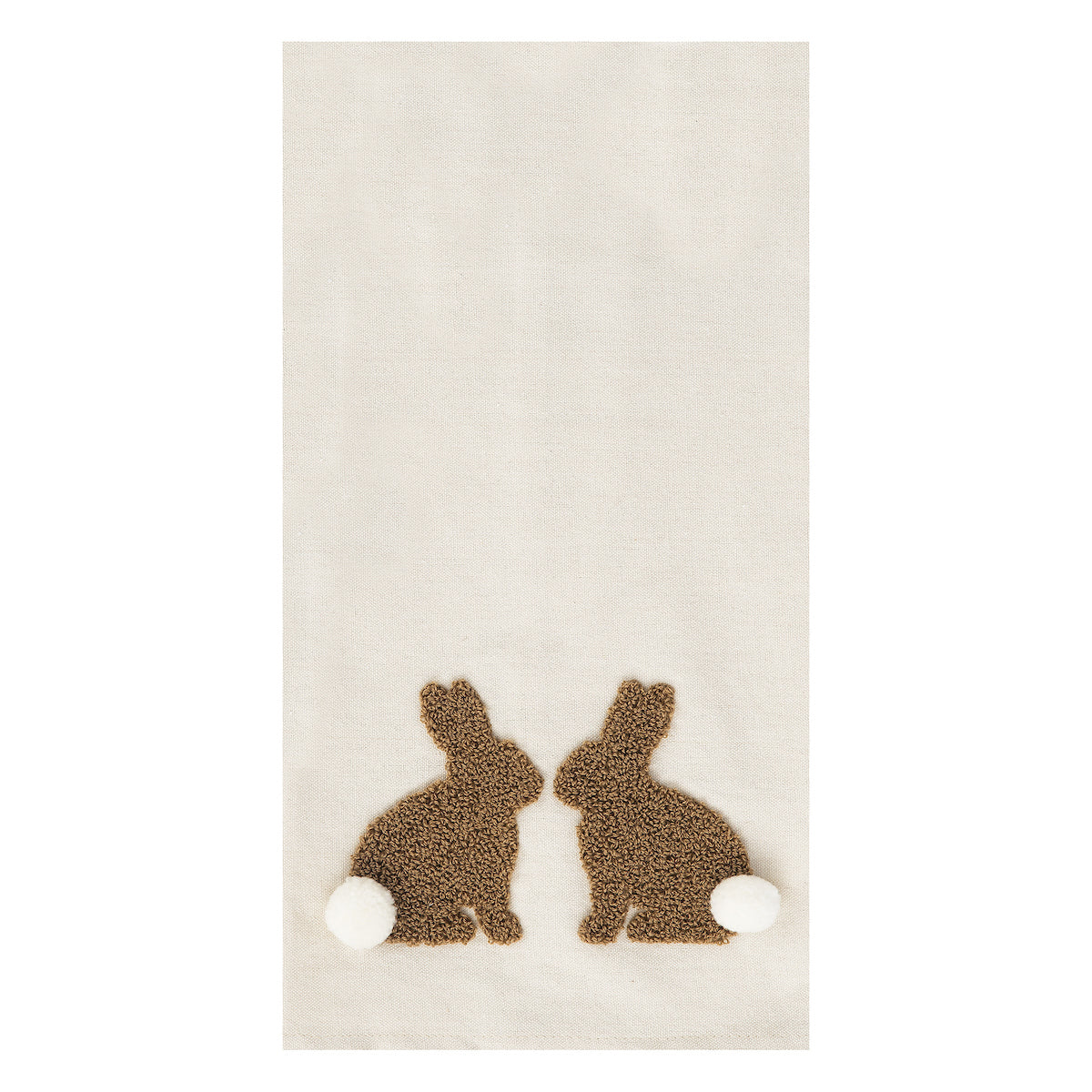 Nature Bunny Tufted Canvas Kitchen Towel