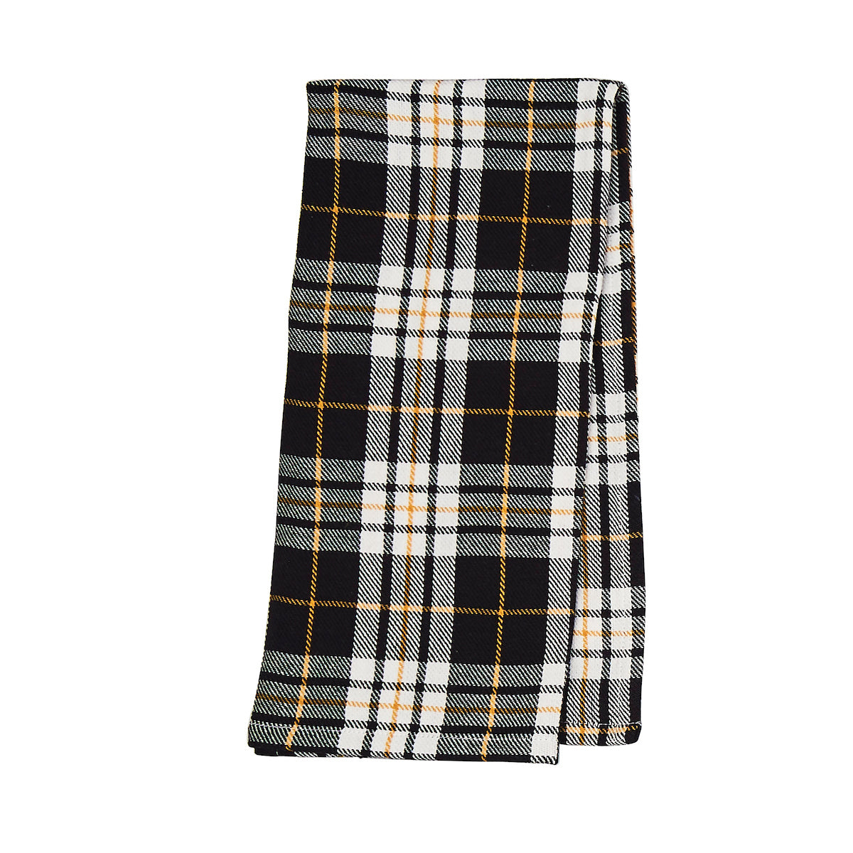 Parker Black & Yellow Woven Kitchen Towel