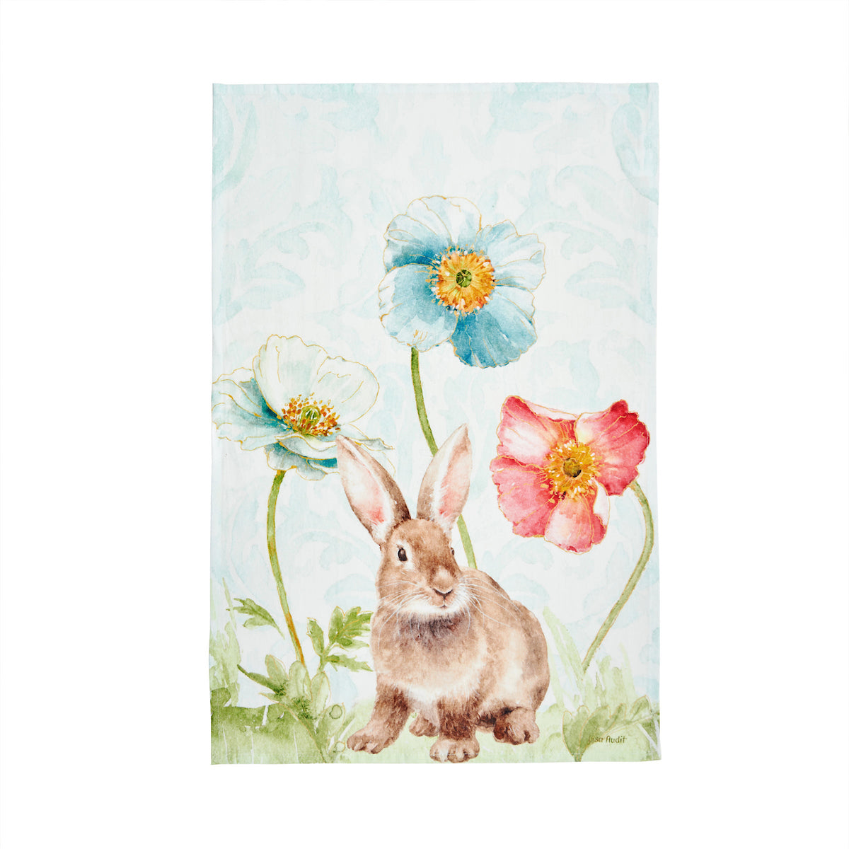 Sitting Bunny Printed Kitchen Towel