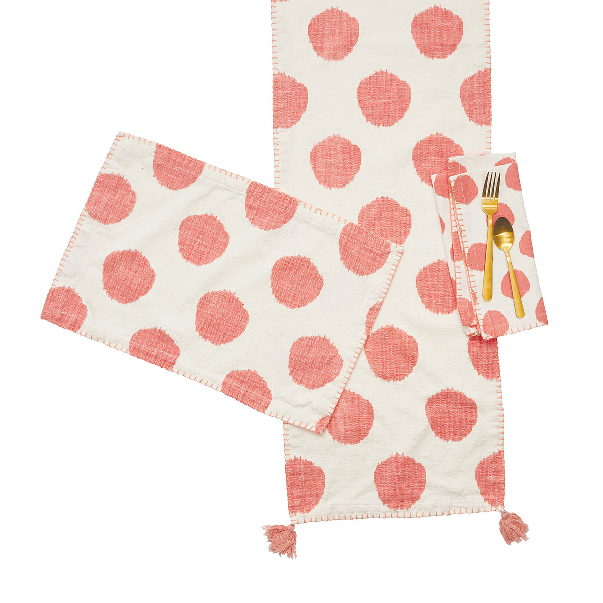 dot table linens