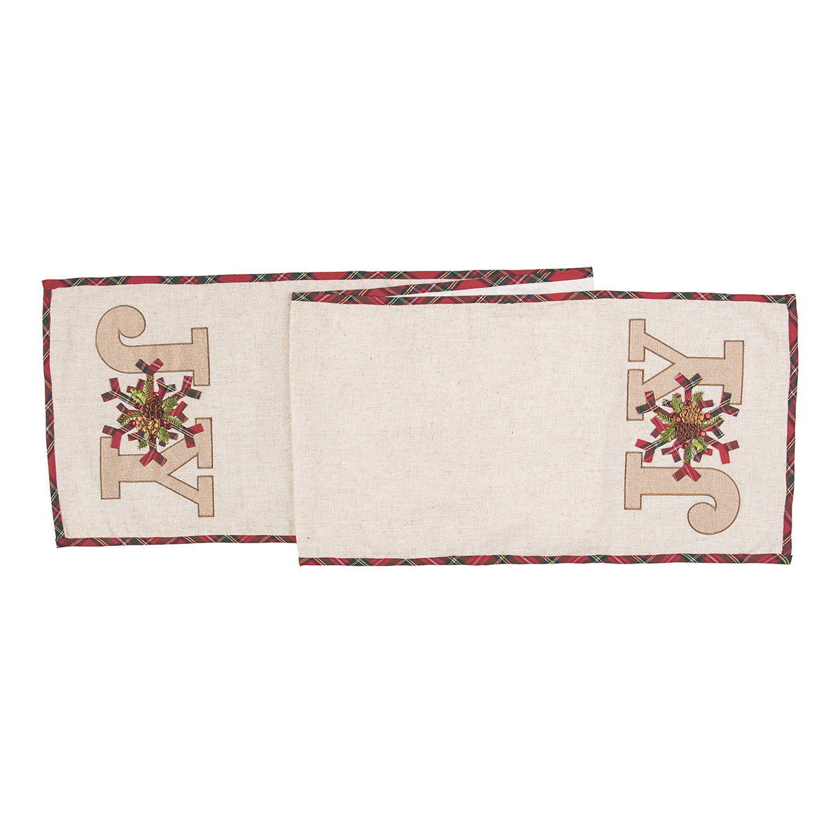 Joy Embroidered Runner