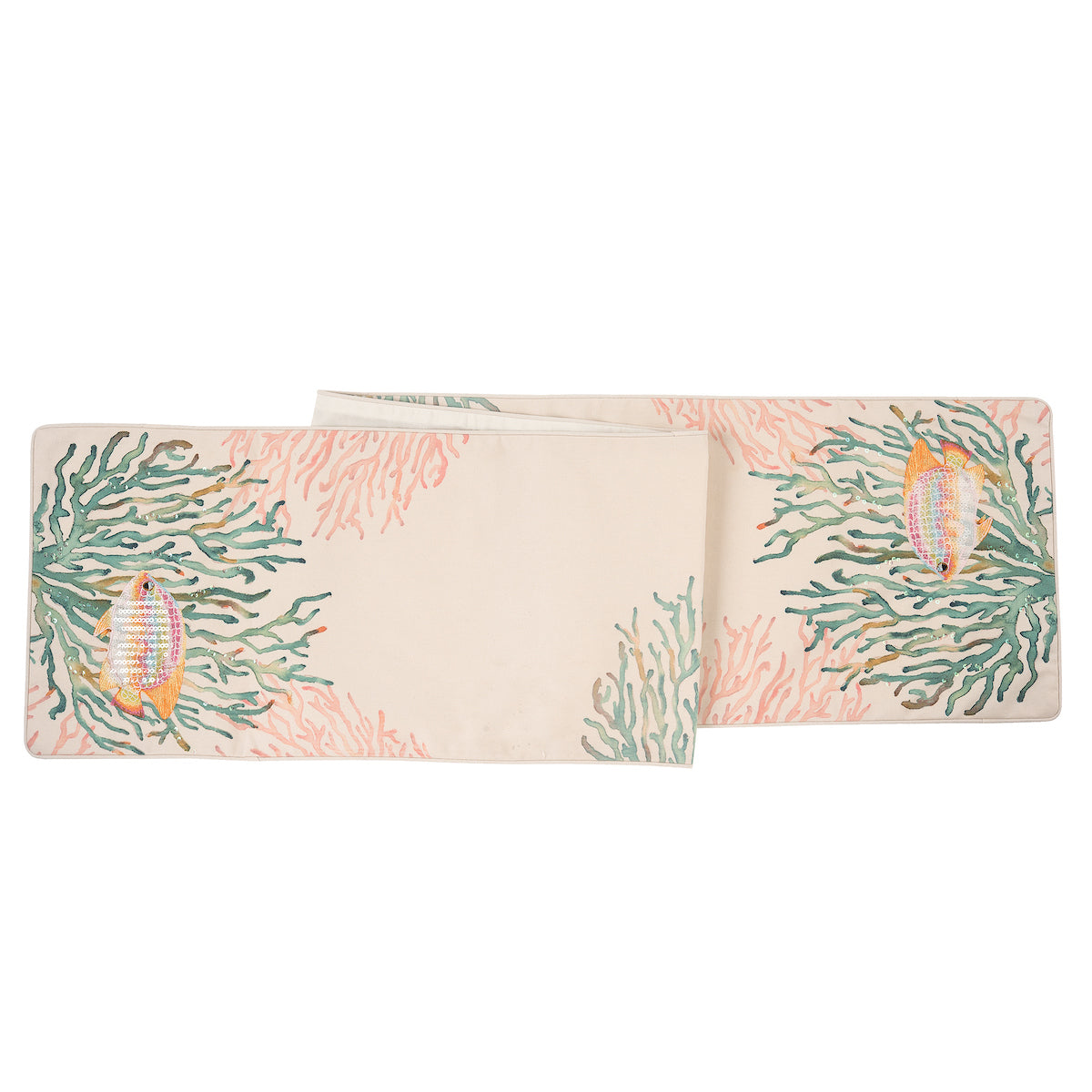 Oceanaire Coral Table Runner