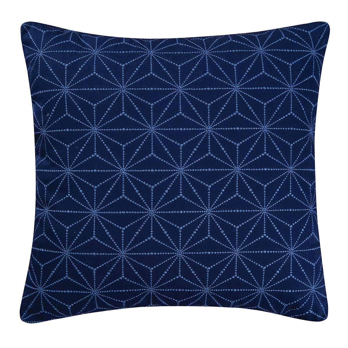 Dotted Geometric Stars Pillow