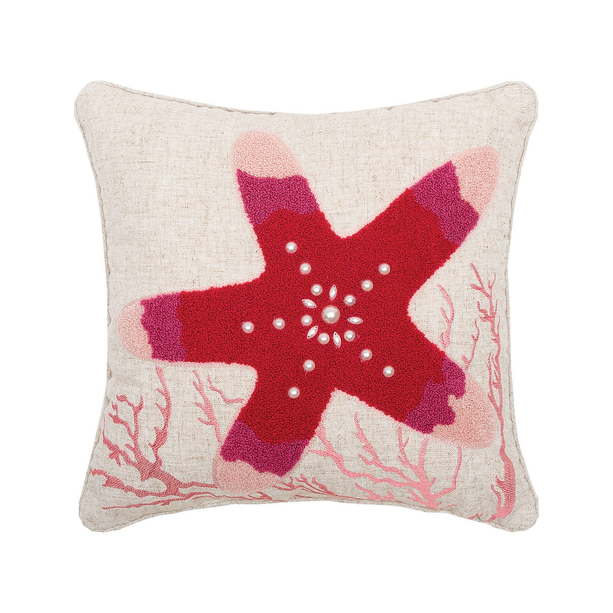 Coral Reef Sea Star Pillow
