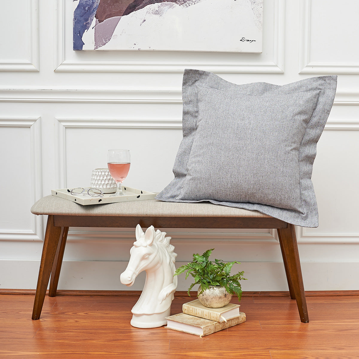 Hemstitch Pillow